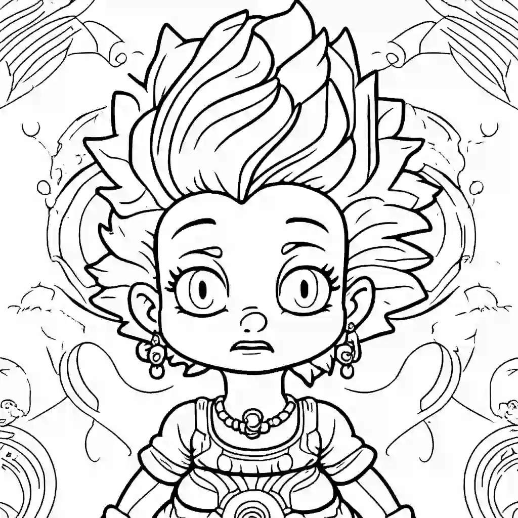 Lisa Simpson Printable Coloring Book Pages for Kids